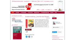 Desktop Screenshot of gew-aachen.de